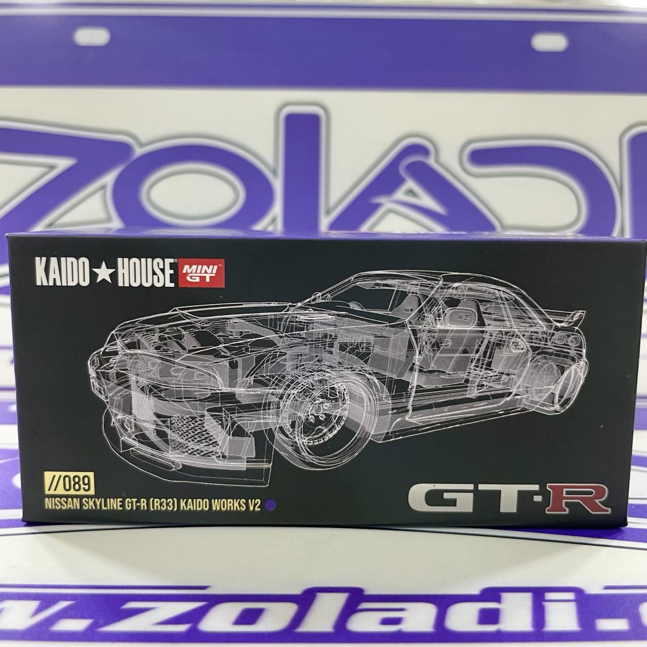 MINI GT NISSAN SKYLINE R33 V2 089 KAIDO HOUSE