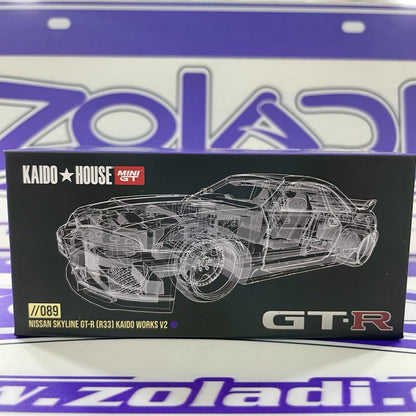 MINI GT NISSAN SKYLINE R33 V2 089 KAIDO HOUSE