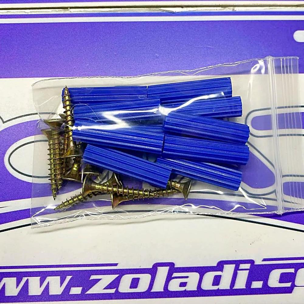 TORNILLOS Y TARUGO 4.5MM X 30MM JUEGO X 10