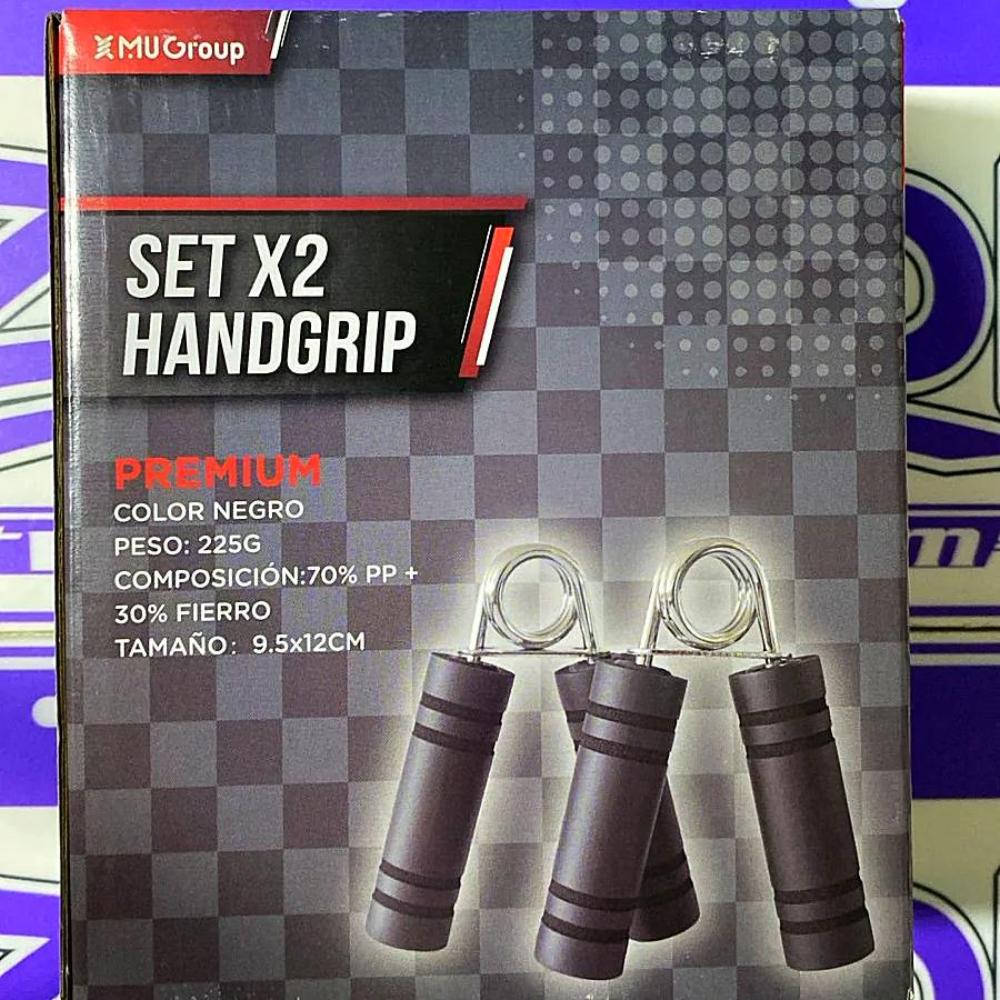 SET X2 MANCUERNA HANDGRIP PREMIUM NEGRO