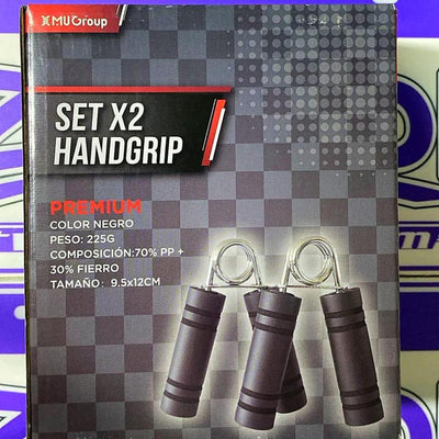 SET X2 MANCUERNA HANDGRIP PREMIUM NEGRO