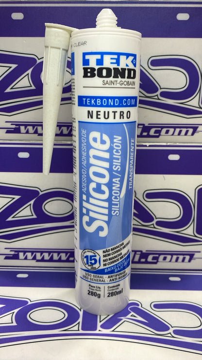 SILICONA ADESIVA NEUTRA INCOLOR TEKBOND