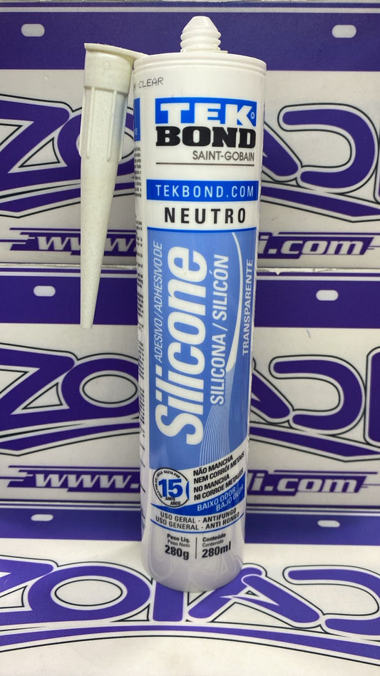 SILICONA ADESIVA NEUTRA INCOLOR TEKBOND