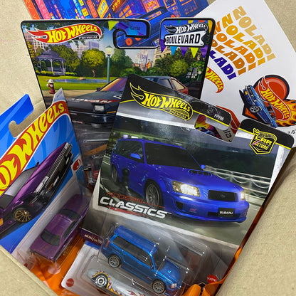 PROMO MX1 Pack de Hotwheels Premium y  Básicos