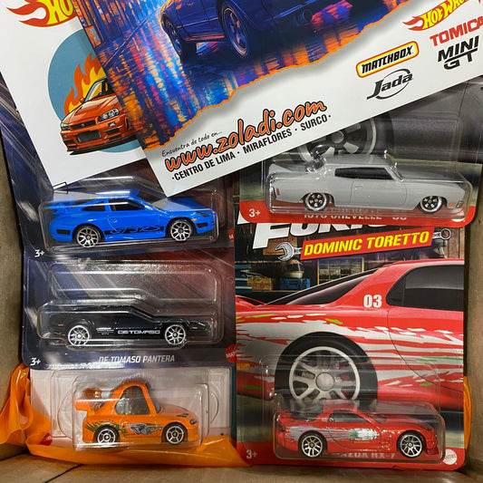 PROMO FF1 Pack de Hotwheels Rápidos y Furiosos