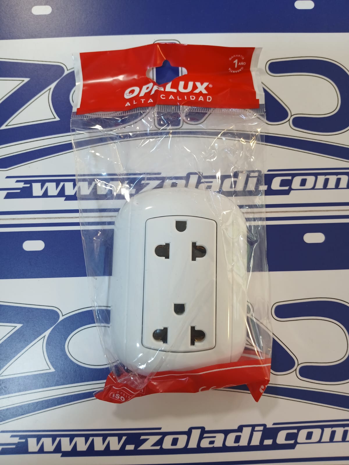 TOMACORRIENTE DOBLE AEREO OPALUX