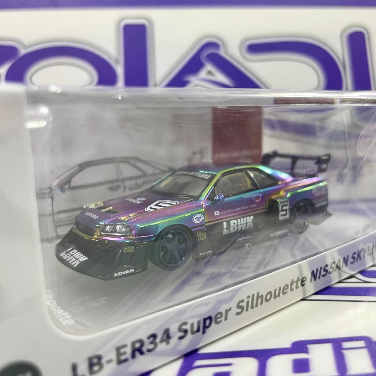Clll NISSAN SKYLINE GTR-34 LBWK 1/64