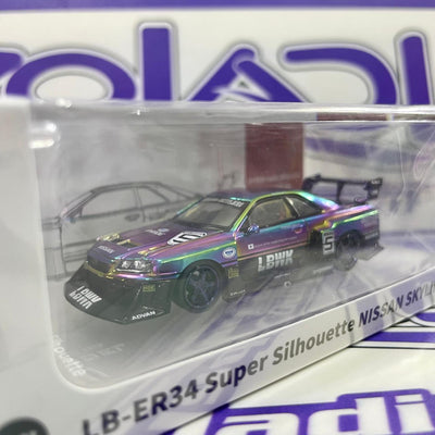 Clll NISSAN SKYLINE GTR-34 LBWK 1/64