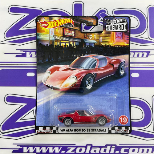 ALFA ROMEO 33 STRADALE - Hot Wheels Premium - Zoladi Perú