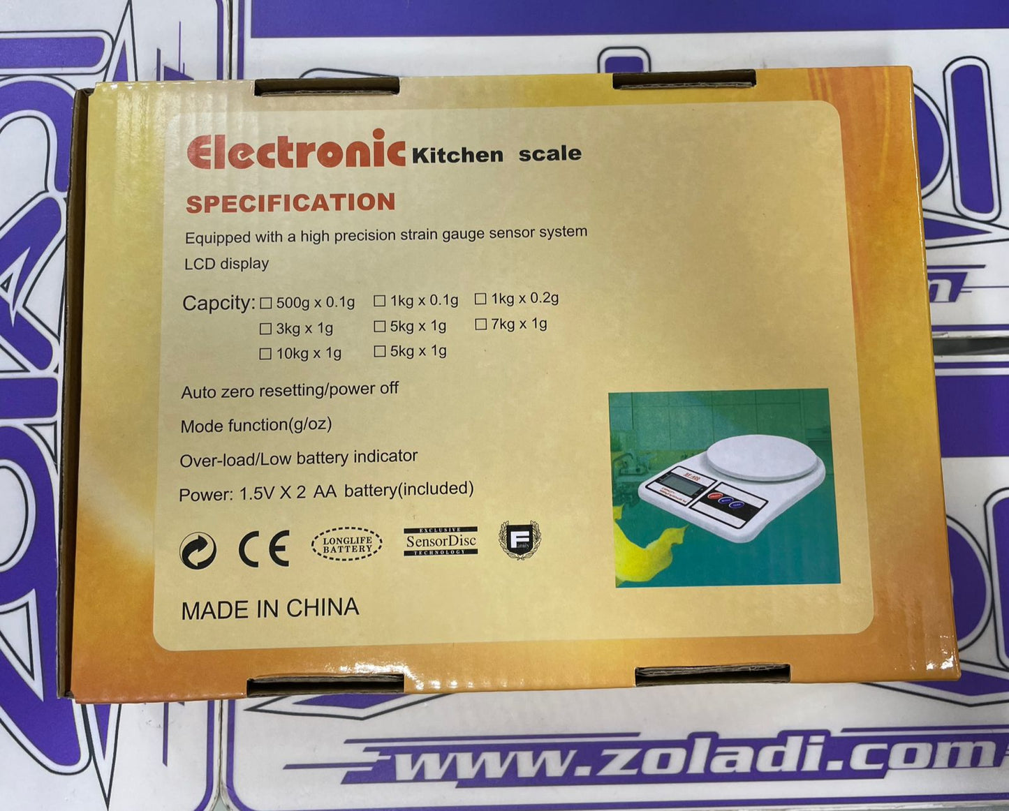 BALANZA DIGITAL PARA MESA