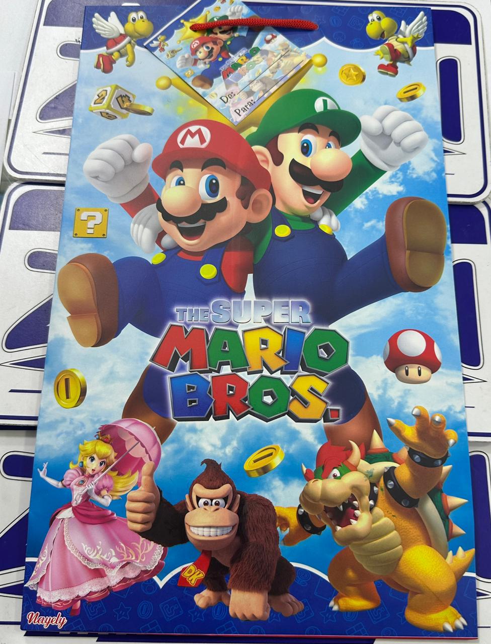 BOLSA DE REGALO DE DIBUJOS ANIMADO PARA NIÑO MEDIANO ALEATORIO