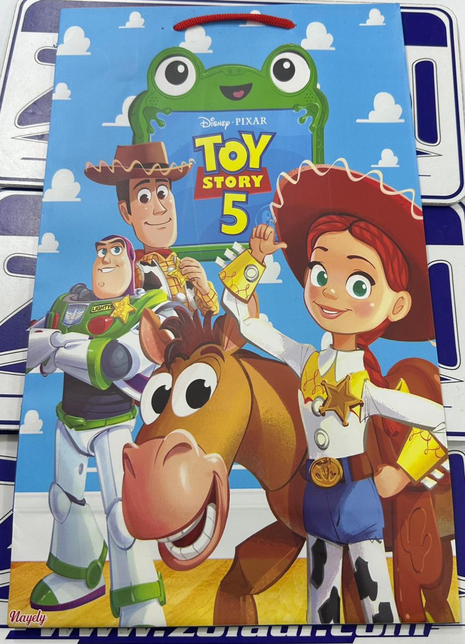 BOLSA DE REGALO DE DIBUJOS ANIMADO PARA NIÑO MEDIANO ALEATORIO