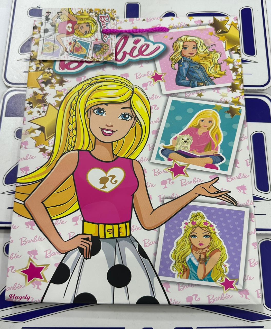 BOLSA DE REGALO PEQUEÑA DIBUJOS ANIMADOS DE NIÑA ALEATORIO