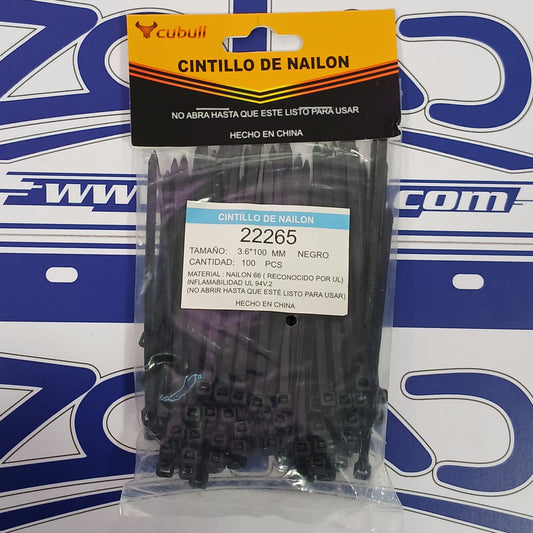 CINTILLO DE NYLON 3.6*100MM