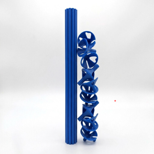 SOPORTE DE GLOBO 10 PCS AZUL
