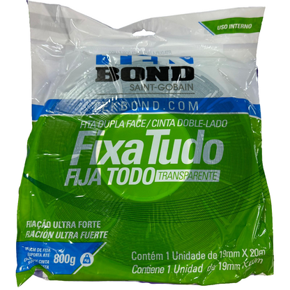 Cinta Doble Contacto Transparente 20m TEKBOND