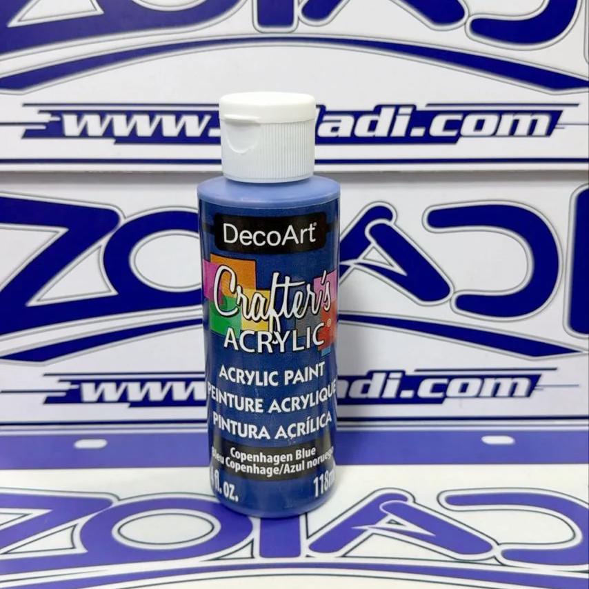 Azul Noruego Pintura Acrílica 118 ml | Secado Rápido, Alta Cobertura, Pintura de Arte y Para Manualidades.