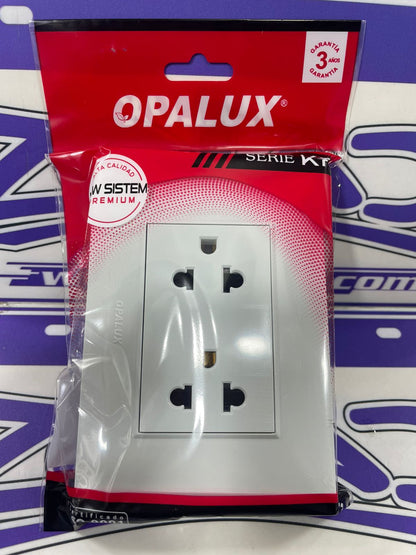 TOMACORRIENTE OPALUX DOBLE ENCHUFE