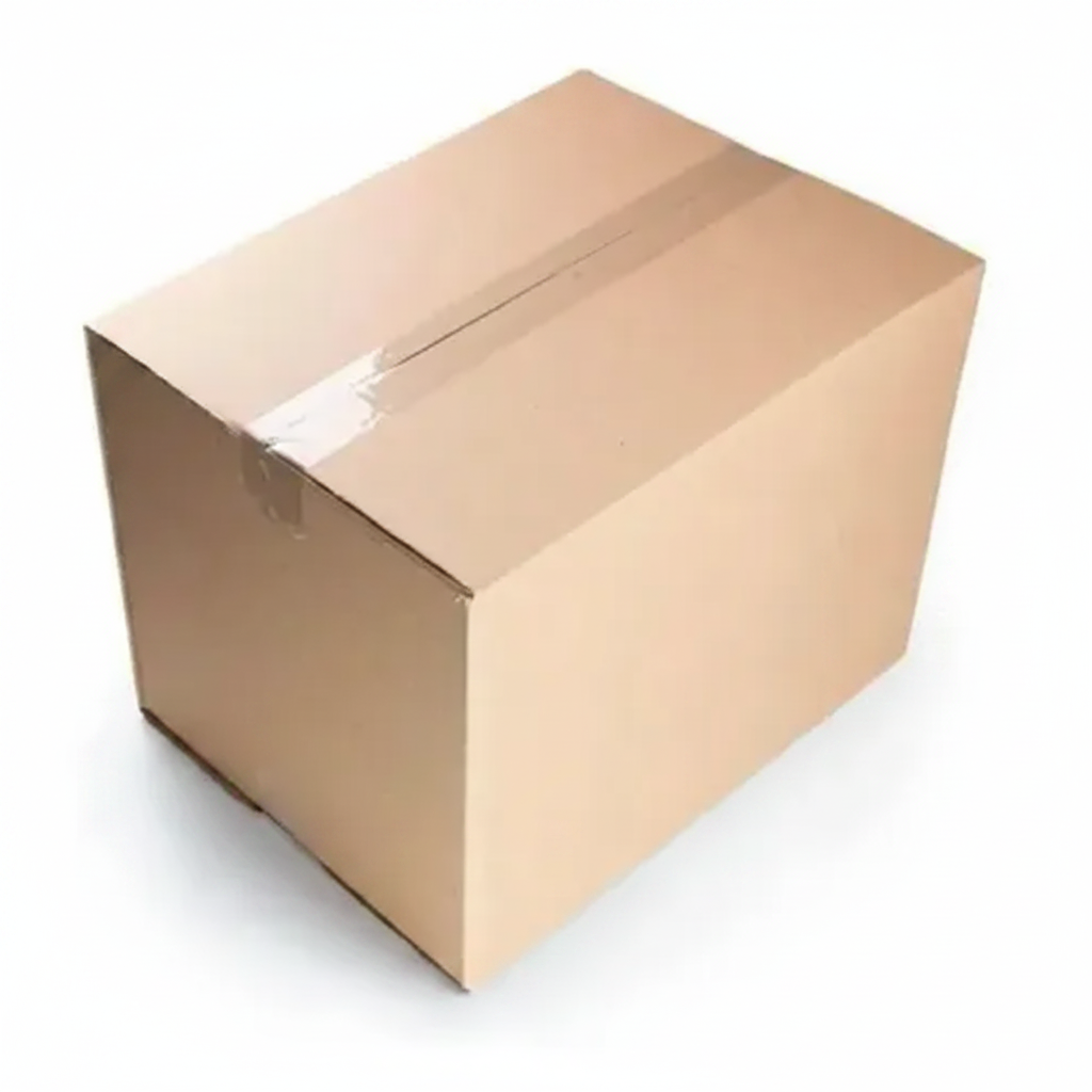 Caja sin números en fondo blanco