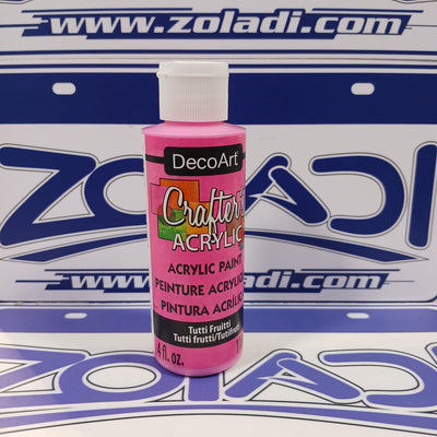 Tutti Frutti Pintura Acrílica 118 ml | Color Vibrante, Alta Cobertura, Pintura para Decoración y Manualidades.