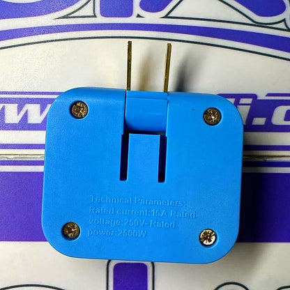 TOMACORRIENTE TRIPLE CON ANGULO AJUSTABLE