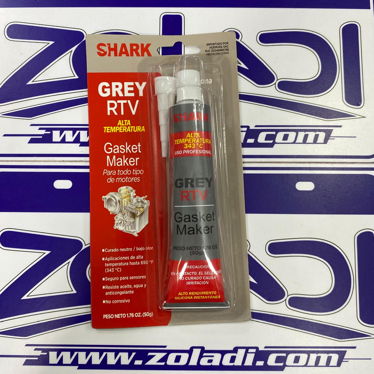 SILCONA GRIS FORMADOR DE EMPAQUETADURA 50G SHARK