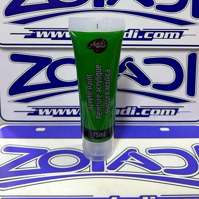 Verde Pintura Acrílica 75 ml | Secado Rápido, Alta Cobertura, Pintura de Arte y Manualidades.