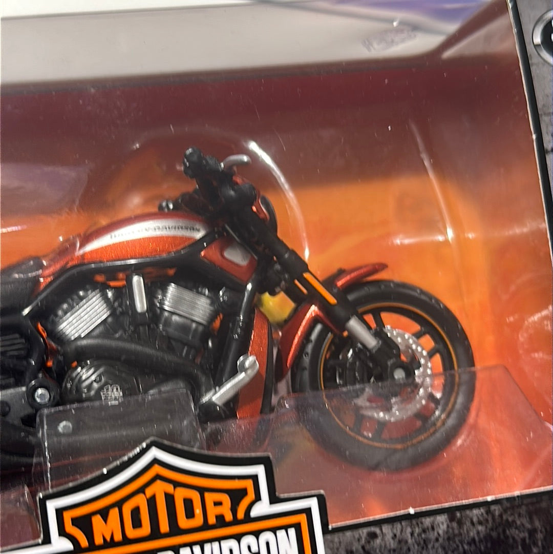 Maisto Harley Davidson M11 Naranja 1/18
