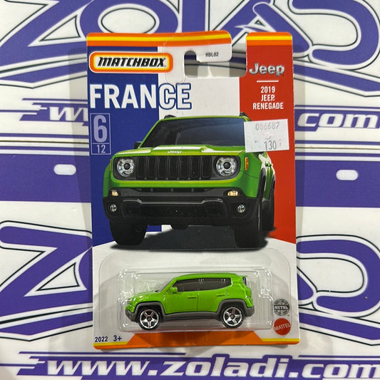 Jeep Renegade Matchbox
