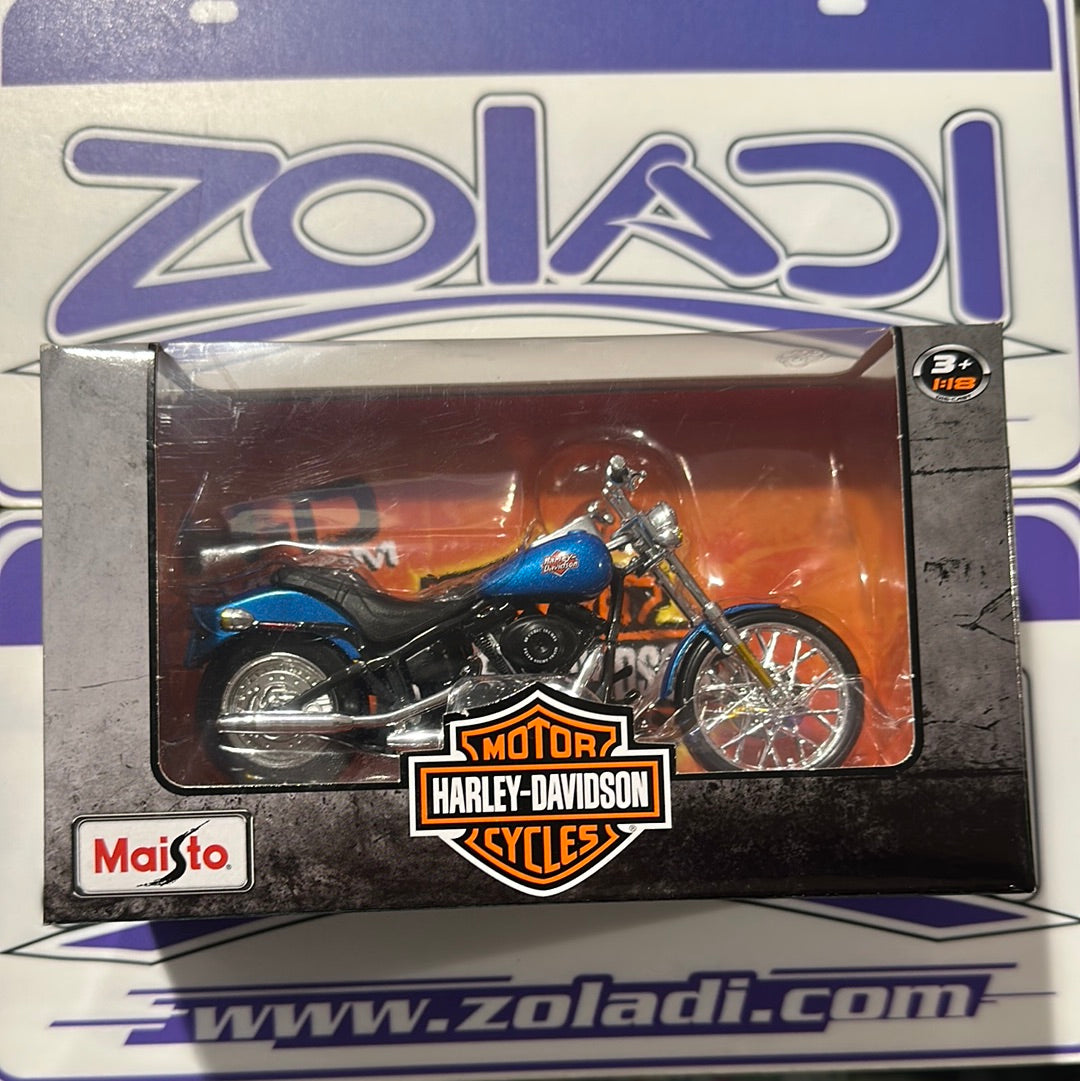 Maisto Harley Davidson M9 Azul 1/18