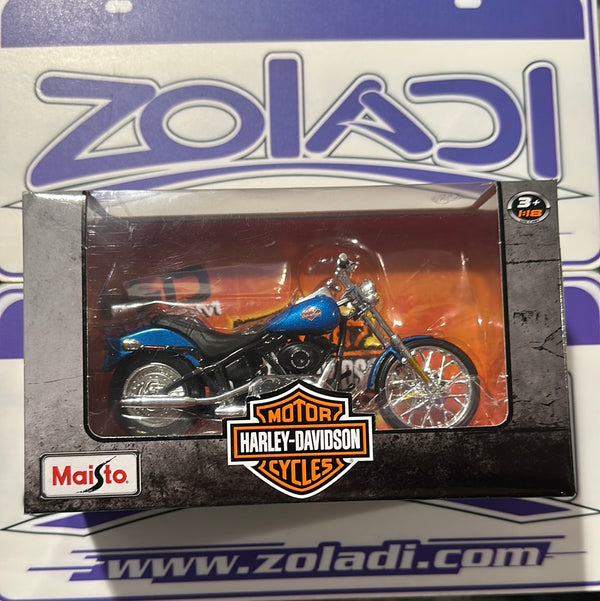 Maisto Harley Davidson M9 Azul 1/18