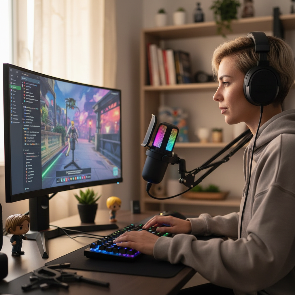 MICROFONO STREAMING RGB KUZLER
