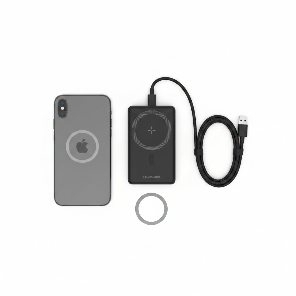 POWER BANK CARGA INALAMBRICA MAGNETOCA KUZLER