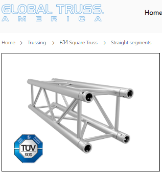 GLOBALTRUSS  F-34 - IMPORTACIÓN A PEDIDO