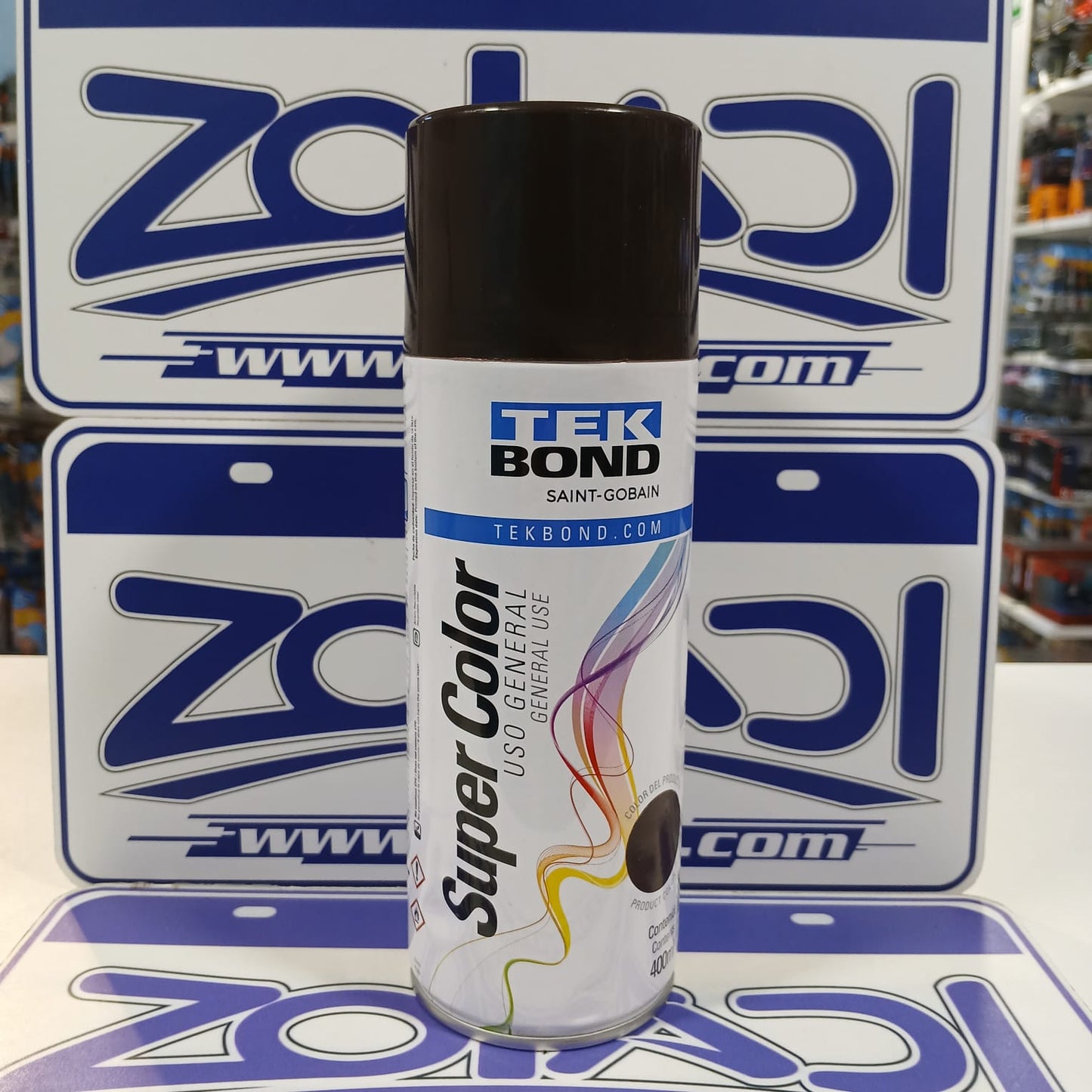 PINTURA MARRON EN SPRAY TEKBOND