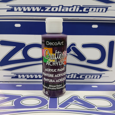 Morado Pintura Acrílica 118 ml | Secado Rápido, Alta Cobertura, Pintura de Arte y Manualidades.