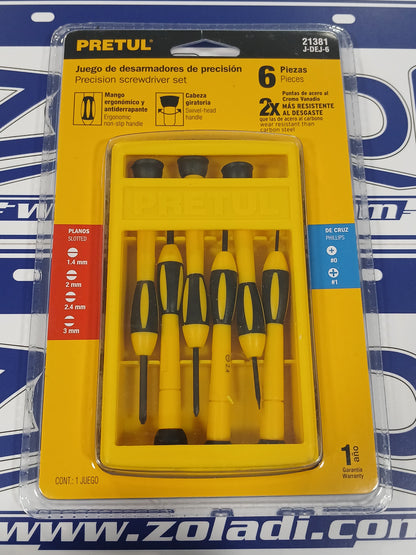 JUEGO SET DESARMADORES DE JOYERO