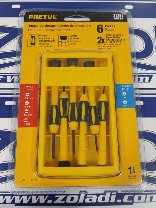 JUEGO SET DESARMADORES DE JOYERO