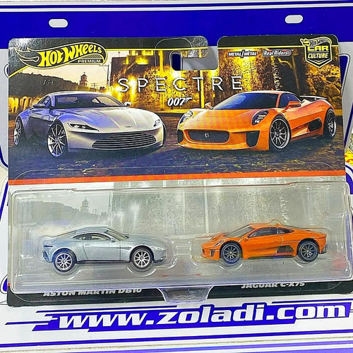 ASTON MARTIN DB10/ JAGUAR C-X75 - Hot Wheels Premium - Zoladi Perú