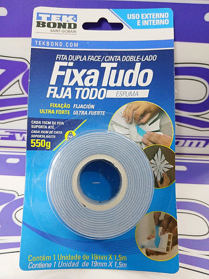 CINTA DOBLE CONTACTO CELESTE TEKBOND