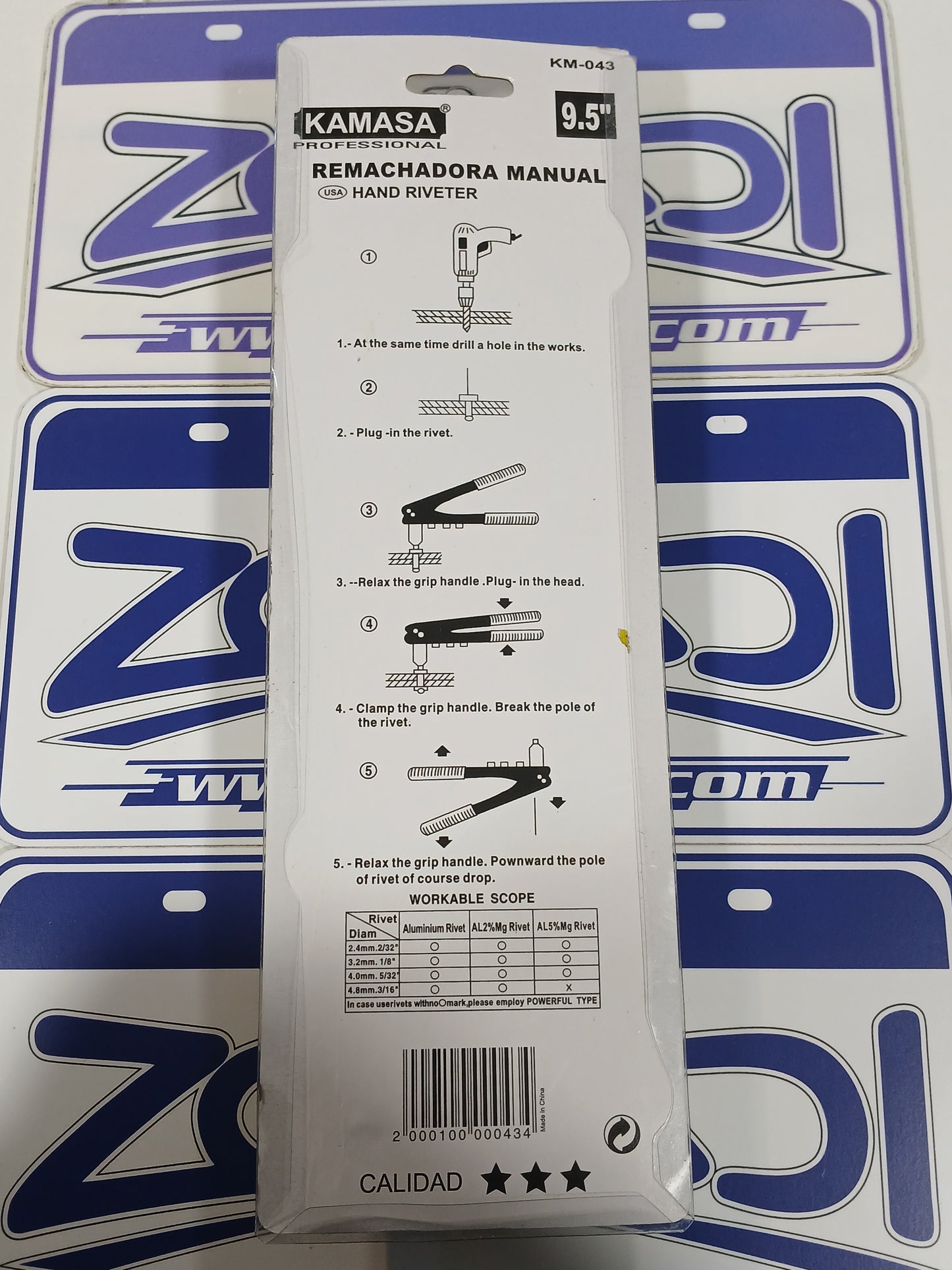 REMACHADORA MANUAL 9.5