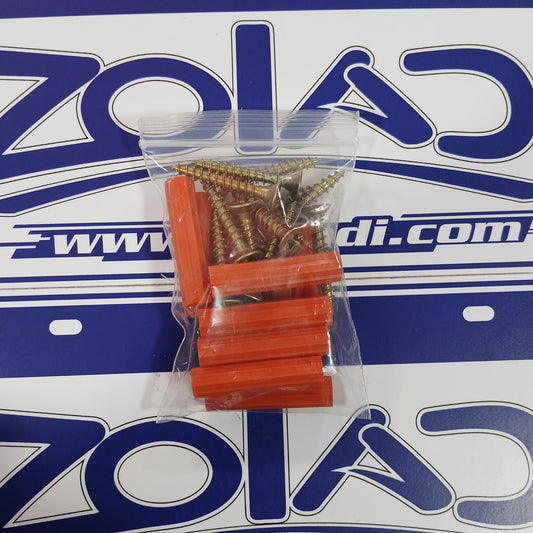 TORNILLOS Y TARUGO 4MM X 50MM JUEGO X 10