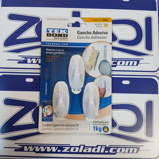 GANCHO ADESIVO M ONIX