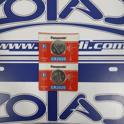 2 PILAS CR2025 TIPO BOTON PANASONIC