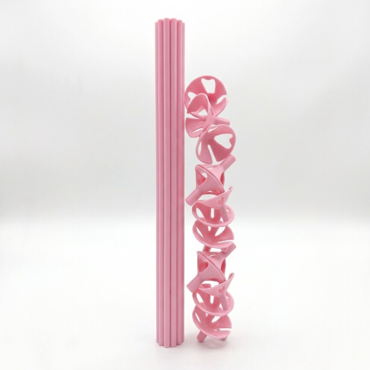 SOPORTE DE GLOBO 10 PCS ROSADO