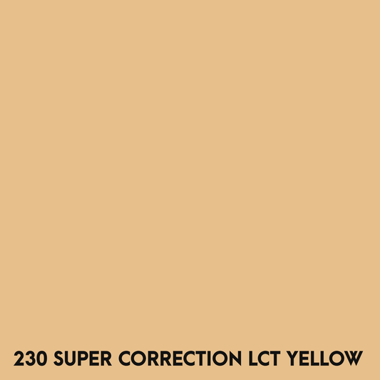#230 SUPER CORRECTION L.C.T YELLOW LEE FILTERS 50x60cm