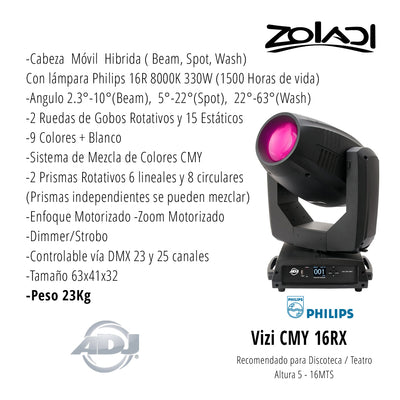 Vizi CMY 16RX
