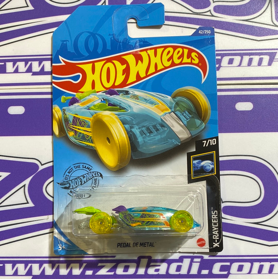 PEDAL DE METAL Hot Wheels 1/64