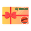 Tarjetas de Regalo! RECIBE Hasta 10% +