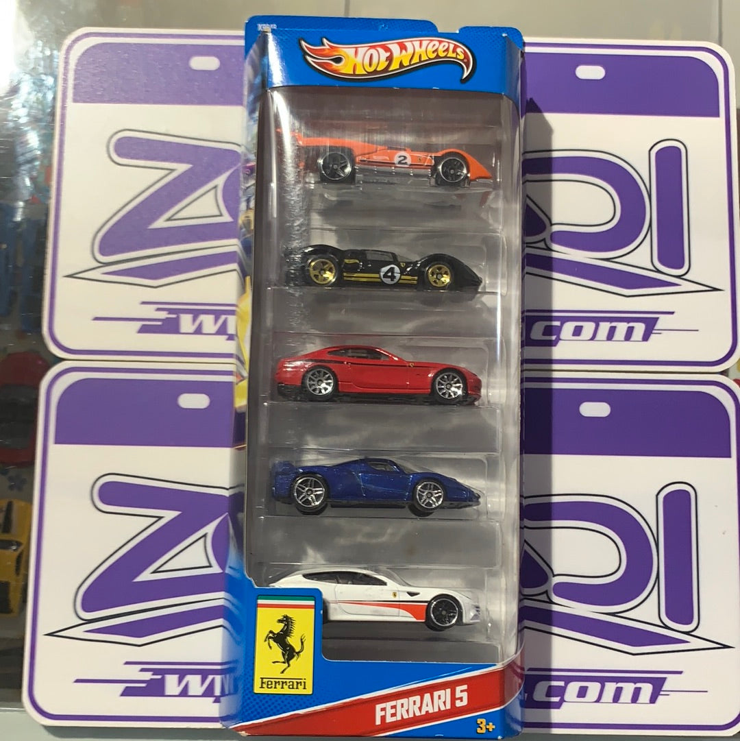 X9845 Pack de 5 Ferrari